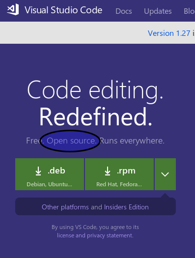 You Think the Visual Studio Code binary you use is a Free Software? Think  again. - Carl Chenet's Blog