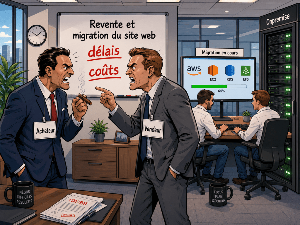 Lors de la revente de l'activité d'une société, la cission du système d'information peut représenter un enjeu majeur de cette revente